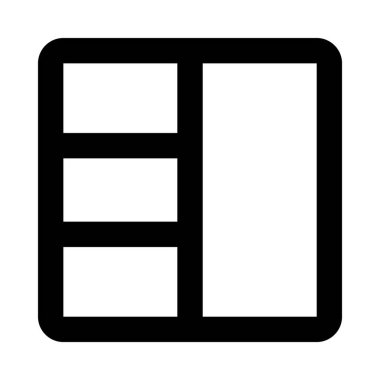 Bloklar düzeni, vektör illüstrasyonu