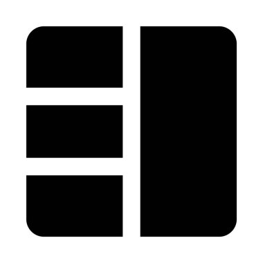 Bloklar düzeni, vektör illüstrasyonu