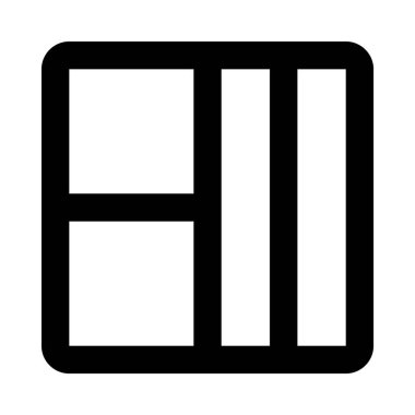 Bloklar düzeni, vektör illüstrasyonu