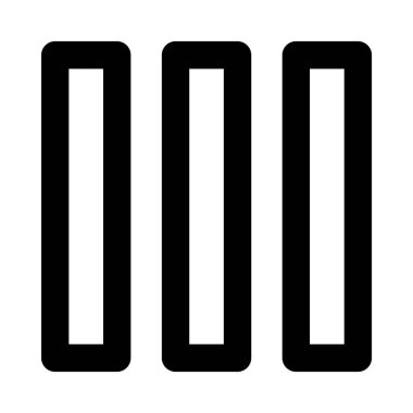 Bloklar düzeni, vektör illüstrasyonu