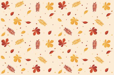 Yapraksız desen. Sonbahar. Işık sürümü.