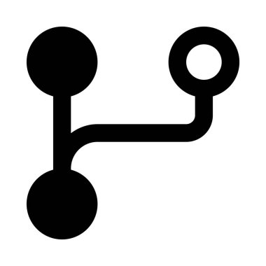 Beyaz arkaplanda daireleri olan şema, vektör illüstrasyonu