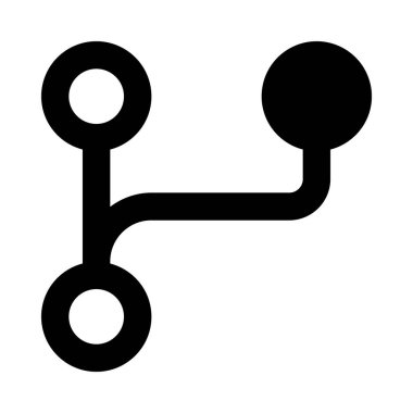 Beyaz arkaplanda daireleri olan şema, vektör illüstrasyonu