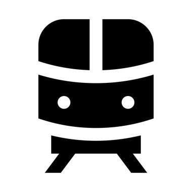 Tren hattı ikonu. vektör illüstrasyonu