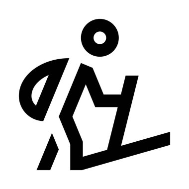 Sırt çantası, seyahat konsepti, vektör illüstrasyonu ile tırmanış simgesi