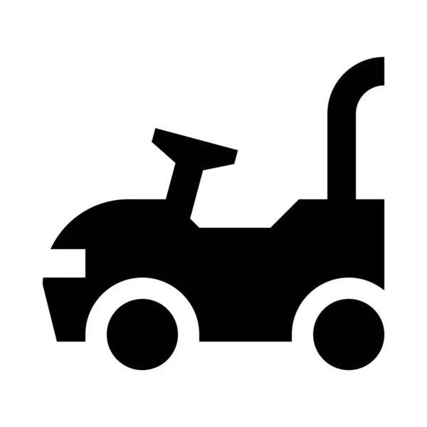 Baby Auto Symbol Vektor Illustration — Stockvektor