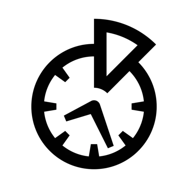 Icono Web Reloj Ilustración Vectorial — Archivo Imágenes Vectoriales