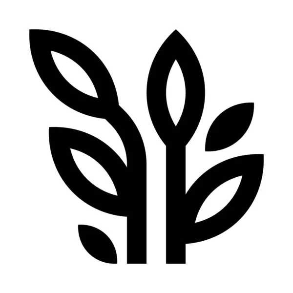 Иконка Растения Векторная Иллюстрация — стоковый вектор