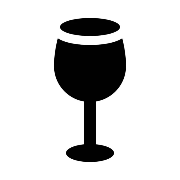 Weinglas Symbol Vektorillustration — Stockvektor