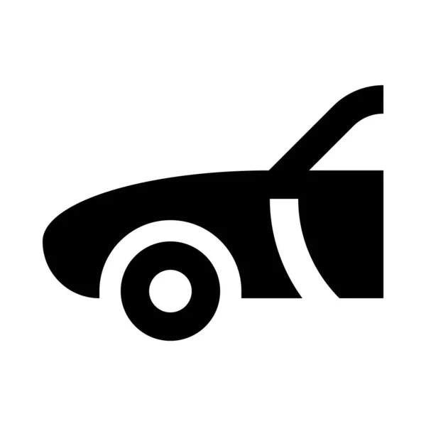 Icono Coche Deportivo Ilustración Vectores — Vector de stock