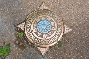 Diana, Prenses Wales Memorial yürümek marker