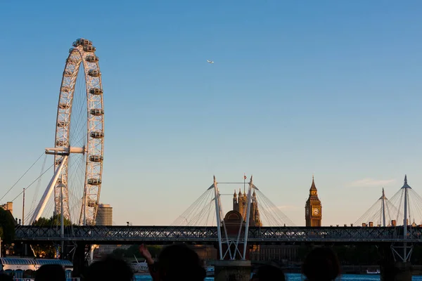 London England Mai 2014 London Eye Ist Eine Berühmte Touristenattraktion — Stockfoto