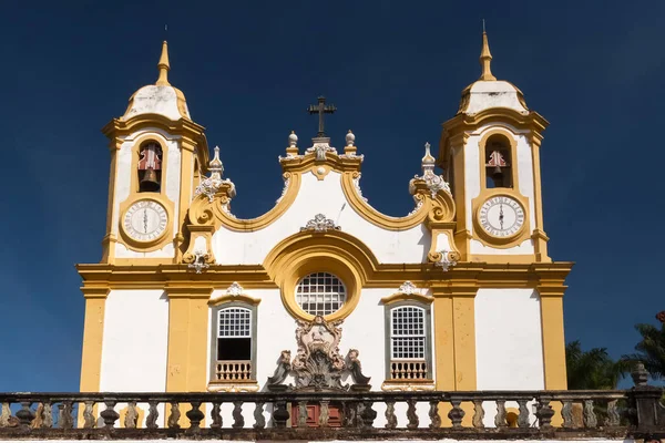 Tiradentes Brasil Junio 2007 Igreja Matriz Santo Antonio Templo Católico —  Fotos de Stock