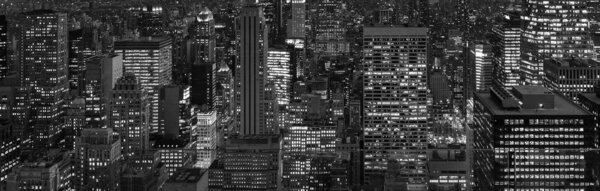 New York City Background in black and white.