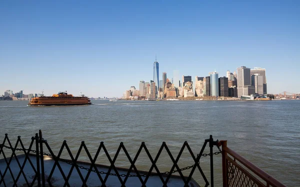 O horizonte da Manhattan Island de Nova Iorque — Fotografia de Stock