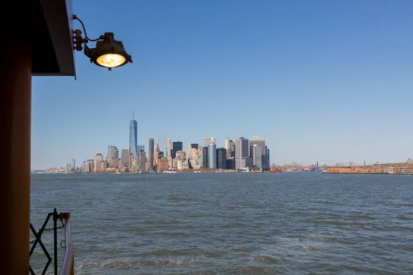 O horizonte da Manhattan Island de Nova Iorque — Fotografia de Stock