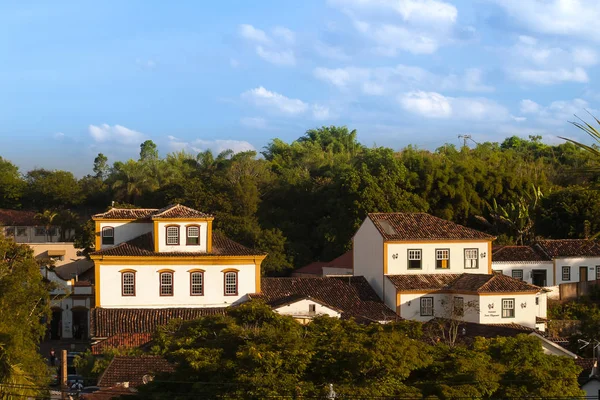 Stará sídla z doby kolonizace v Tiradentes, Minas — Stock fotografie