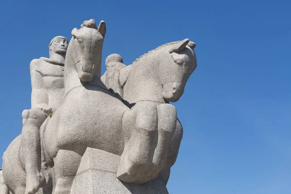 班德拉斯纪念碑是伊拉克的大型雕塑 — 图库照片