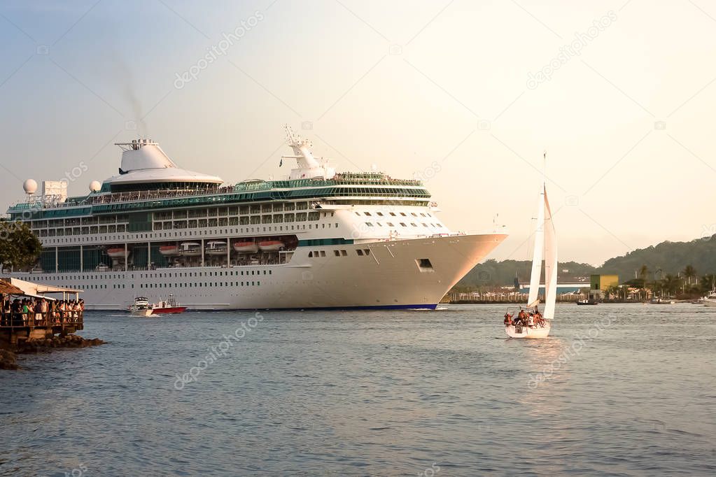 Transatlantic sailing out of the Port of Santos