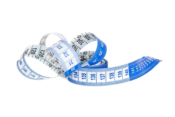 Tape-measure on white background — Stock Photo, Image