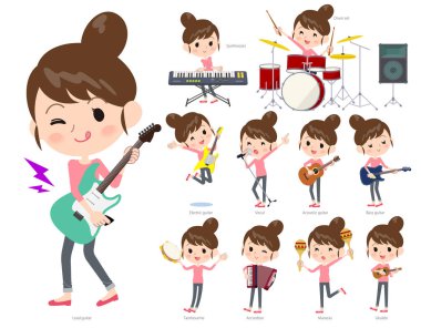 Kahverengi saçlı anne pantolonu stili _ pop müzik