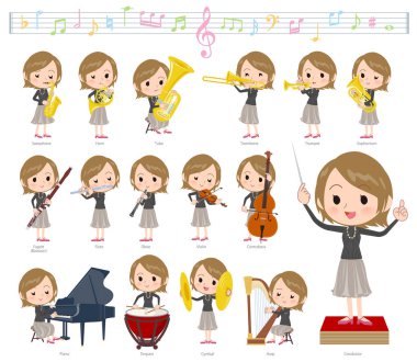 Kadınlar klasik müzik performansları üzerinde bir dizi