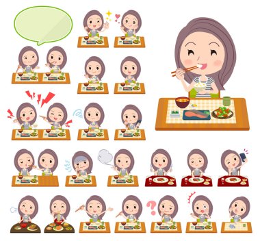 Kadınlar yemek hakkında bir dizi