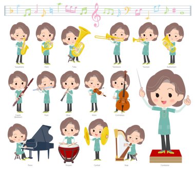 Kadınlar klasik müzik performansları üzerinde bir dizi