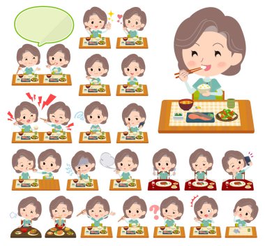 Kadınlar yemek hakkında bir dizi