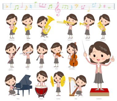 Kadınlar klasik müzik performansları üzerinde bir dizi