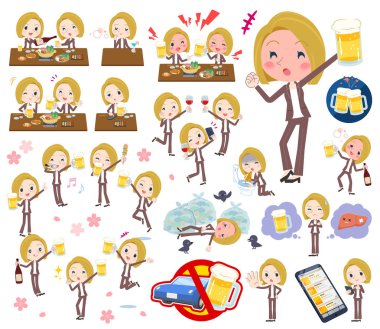 Kadınlar için alkol ile ilgili bir dizi