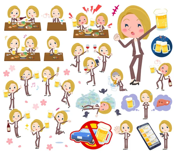 Kadınlar için alkol ile ilgili bir dizi