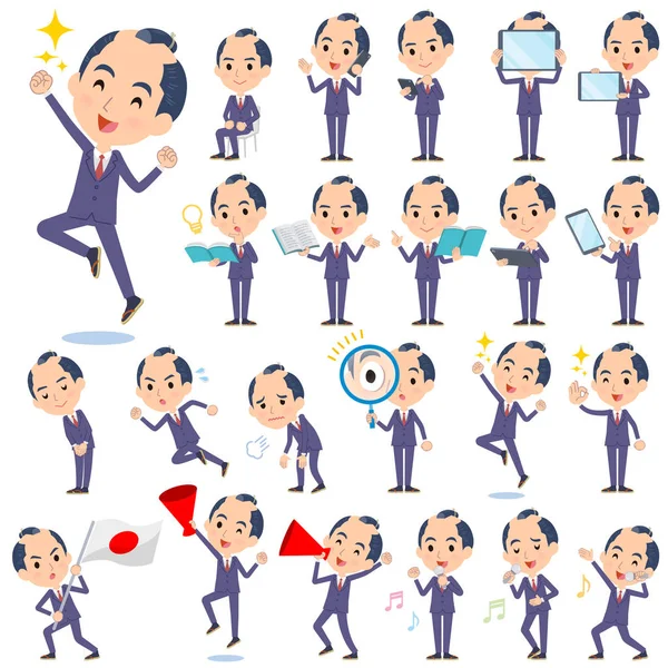 Bir grup işadamı ile akıllı telefonlar gibi dijital ekipman. Duyguları ifade eylem vardır. Böylece düzenlemek kolaydır vektör sanat değil.