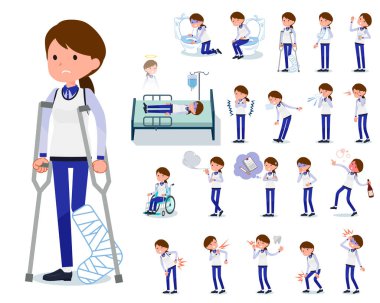 Bir dizi ile kadın yaralanma ve hastalık. Bağımlılık ve ölüm hızlı eylem vardır. Böylece düzenlemek kolaydır vektör sanat değil.