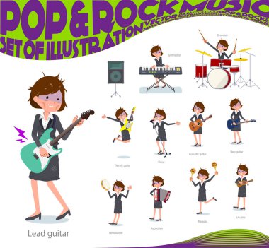 Kötü durum kadın rock 'n' roll ve pop müzik grubu. Ayrıca ukulele ve tef gibi çeşitli araçlar vardır. Böylece düzenlemek kolaydır vektör sanat değil.
