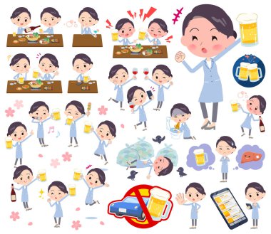 Bir dizi alkol ile ilgili bilim adamı kadınlar. Bir canlı görünüm ve başarısızlık alkol hakkında ifade eylem vardır. Böylece düzenlemek kolaydır vektör sanat değil.