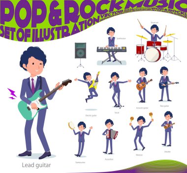 İşadamı rock 'n' roll ve pop müzik grubu. Ayrıca ukulele ve tef gibi çeşitli araçlar vardır. Böylece düzenlemek kolaydır vektör sanat değil.