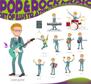 İşadamı rock 'n' roll ve pop müzik grubu. Ayrıca ukulele ve tef gibi çeşitli araçlar vardır. Böylece düzenlemek kolaydır vektör sanat değil.