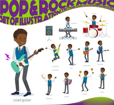 Okullu çocuk rock 'n' roll ve pop müzik grubu. Ayrıca ukulele ve tef gibi çeşitli araçlar vardır. Böylece düzenlemek kolaydır vektör sanat değil.