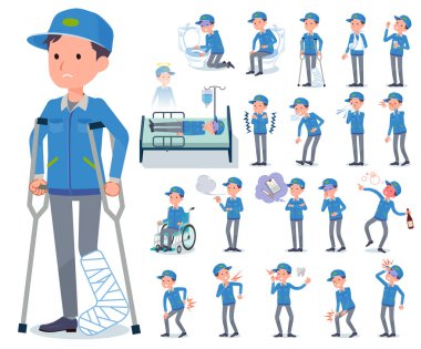 Teslimatçı yaralanma ve hastalık kümesi. Bağımlılık ve ölüm hızlı eylem vardır. Böylece düzenlemek kolaydır vektör sanat değil.