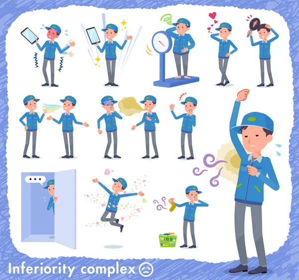 Teslimatçı aşağılık kompleksi üzerinde kümesi. Acı koku ve görünümü eylem vardır. Böylece düzenlemek kolaydır vektör sanat değil.