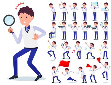 Mağaza şeyler adam akıllı telefonlar gibi dijital ekipman ile bir dizi. Duyguları ifade eylem vardır. Böylece düzenlemek kolaydır vektör sanat değil.