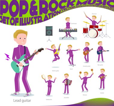 Okullu çocuk rock 'n' roll ve pop müzik iskambil spor içinde kümesi. Ayrıca ukulele ve tef gibi çeşitli araçlar vardır. Böylece düzenlemek kolaydır vektör sanat değil.