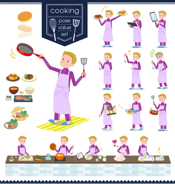 Ένα Σύνολο Από Σχολείο Αγόρι Αθλητικά Είδη Για Μαγείρεμα Υπάρχουν — Διανυσματικό Αρχείο