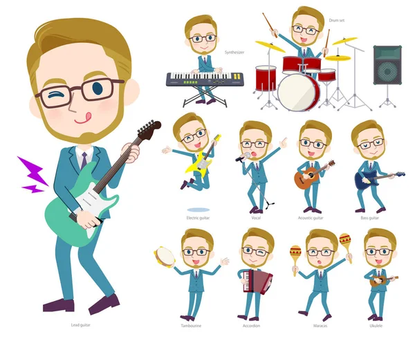 Sarı saçlı businessman_pop müzik