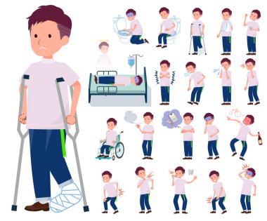 düz tip büyük T-shirt man_sickness