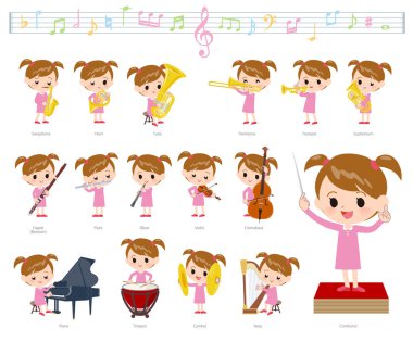 Pembe giyim girl_classic müzik