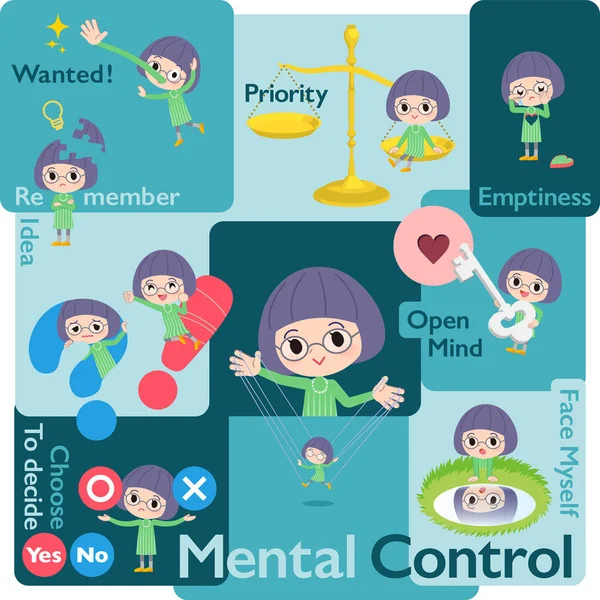 Yeşil giyim Gözlük girl_Mental