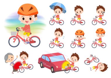 Kırmızı giyim boy_city Cycle