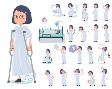 düz tip Beyaz elbise kadın_hastalık